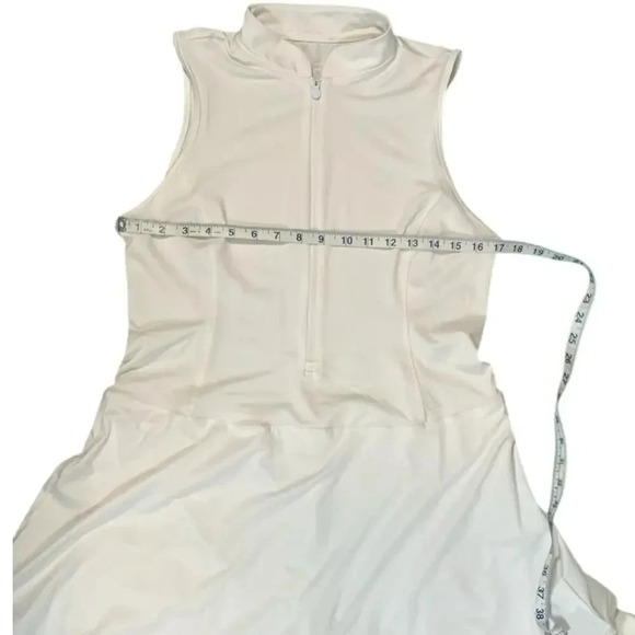 Apana Golf/Tennis Dress NWT White Scort With Pockets Zip Down at Chest Size XL - Picture 12 of 16